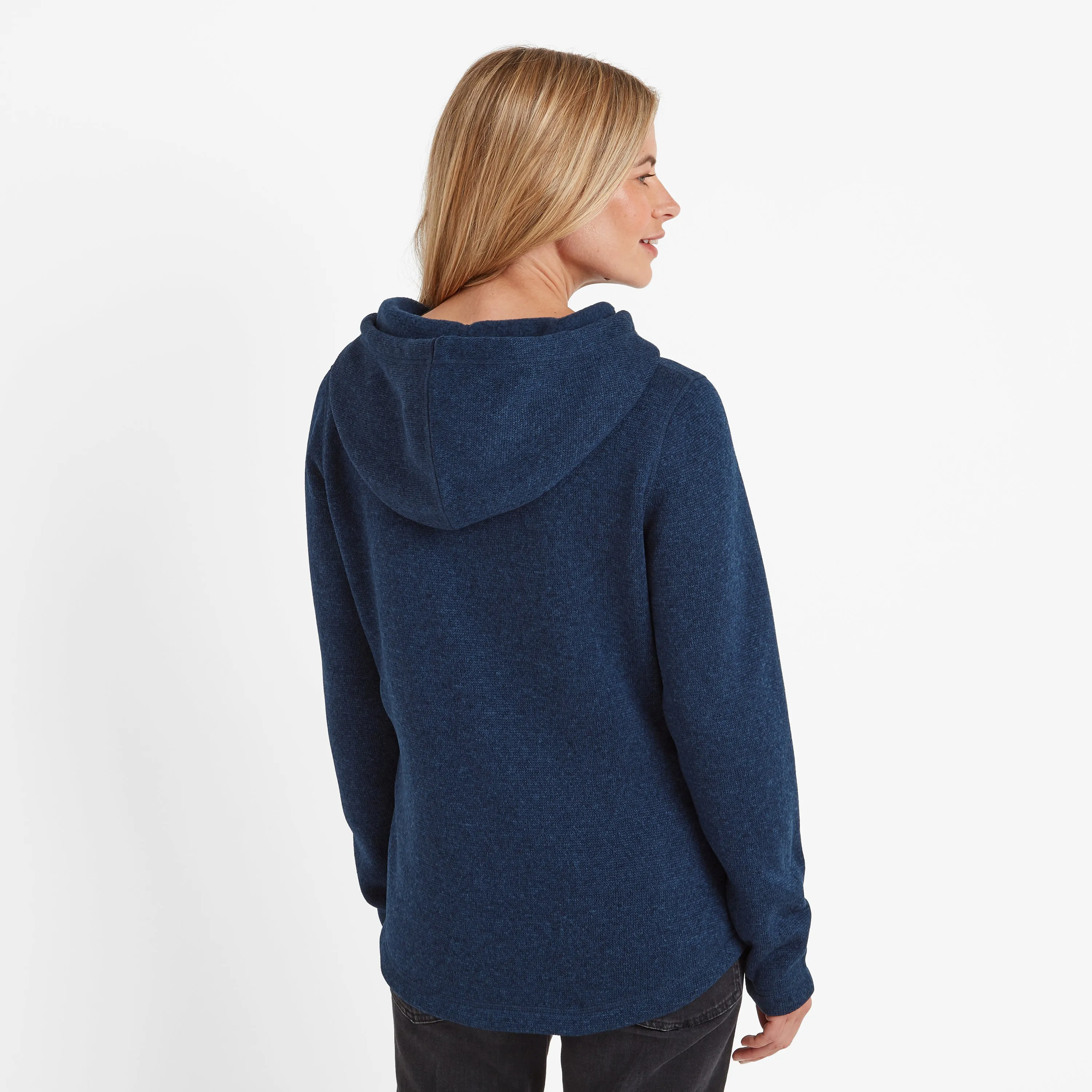 Acer Womens Knitlook Fleece Hoody - Starry Night Marl