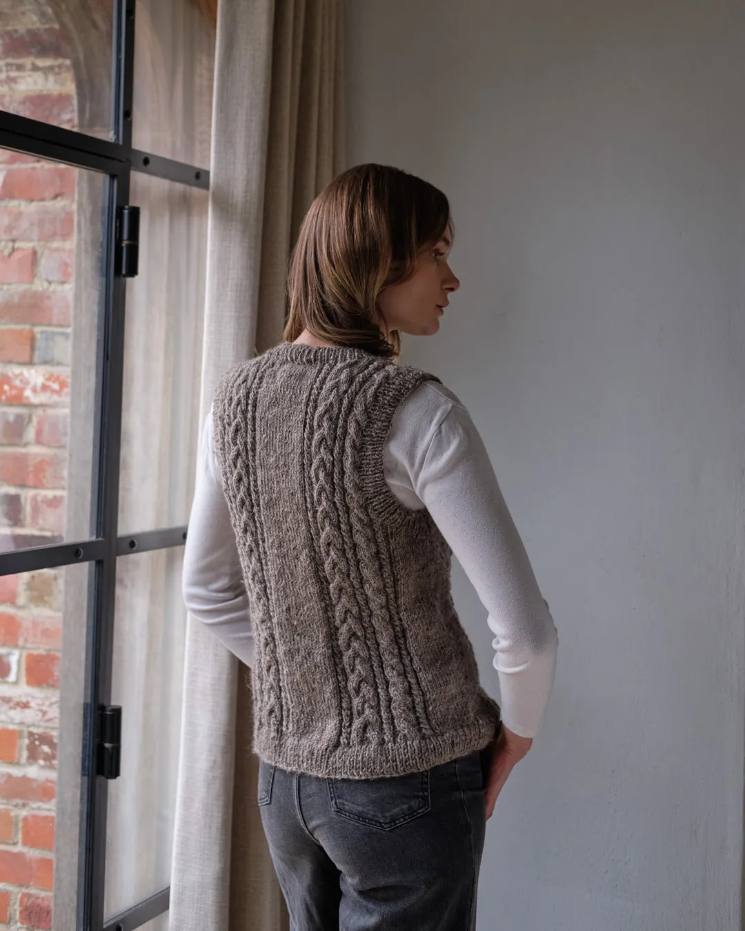 Amita Knitted Wool Vest