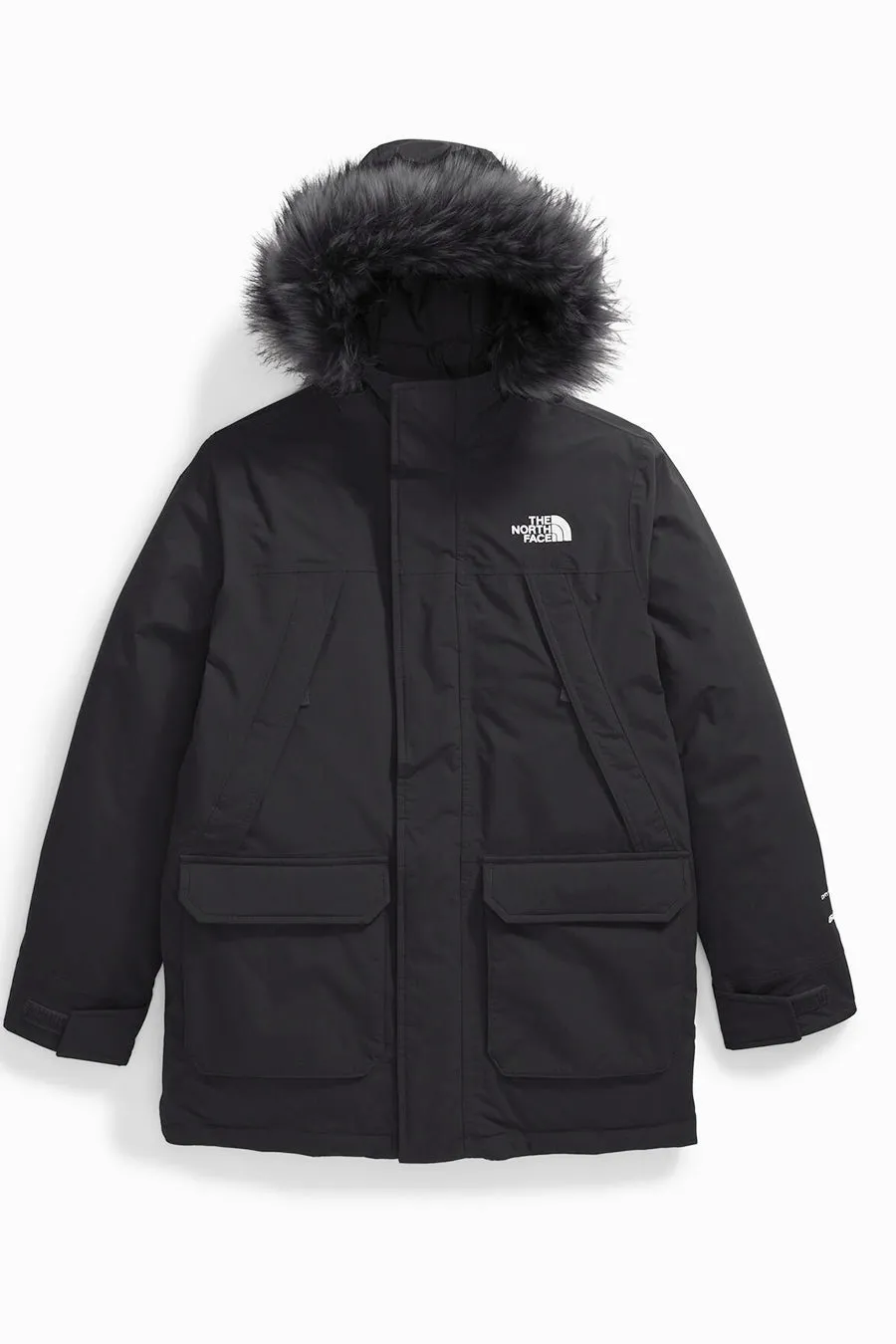 Boys Jacket North Face Mcmurdo Parka Black (Size 10 left)