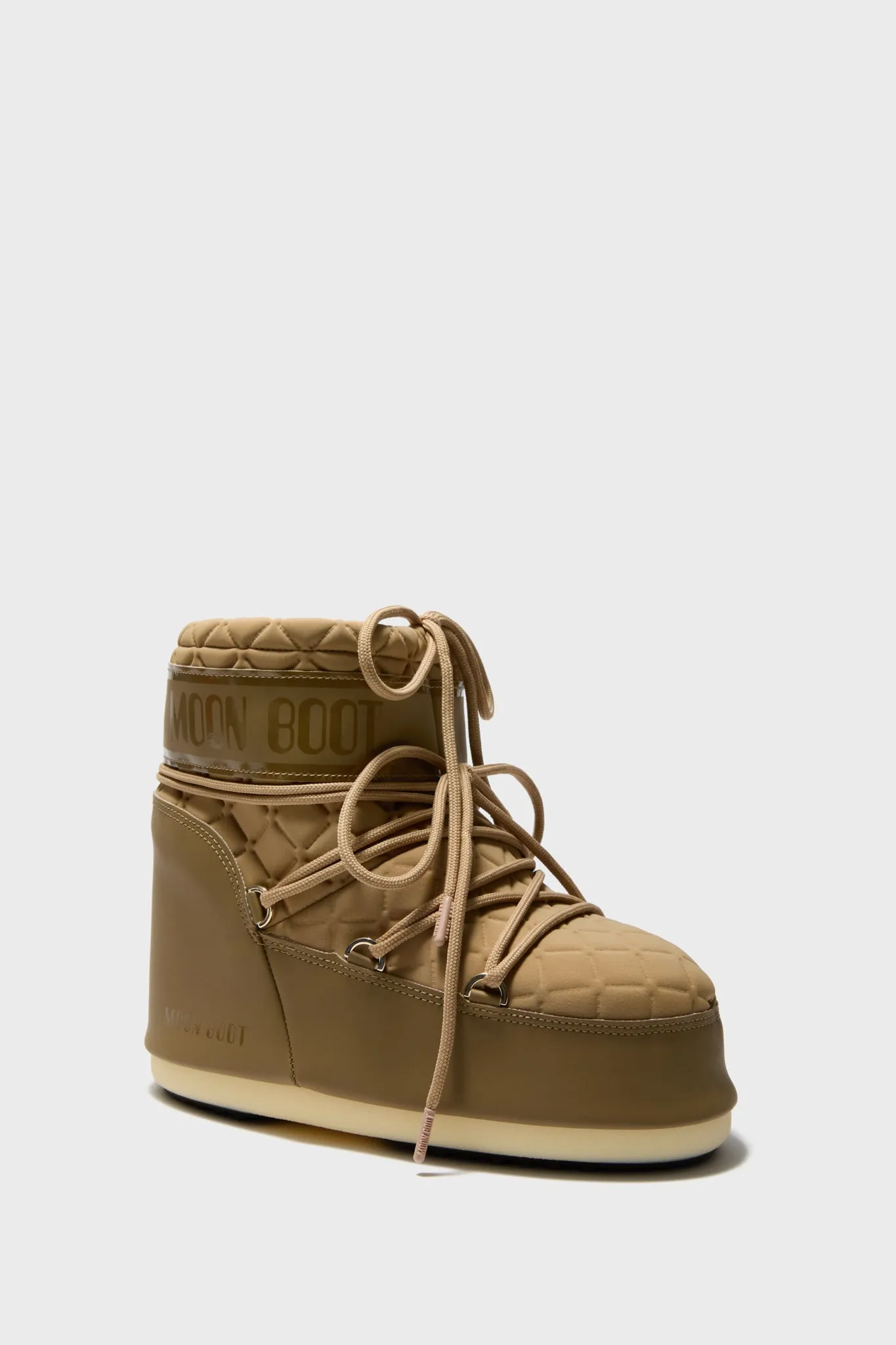 Caramel Icon Low Quilt Boots