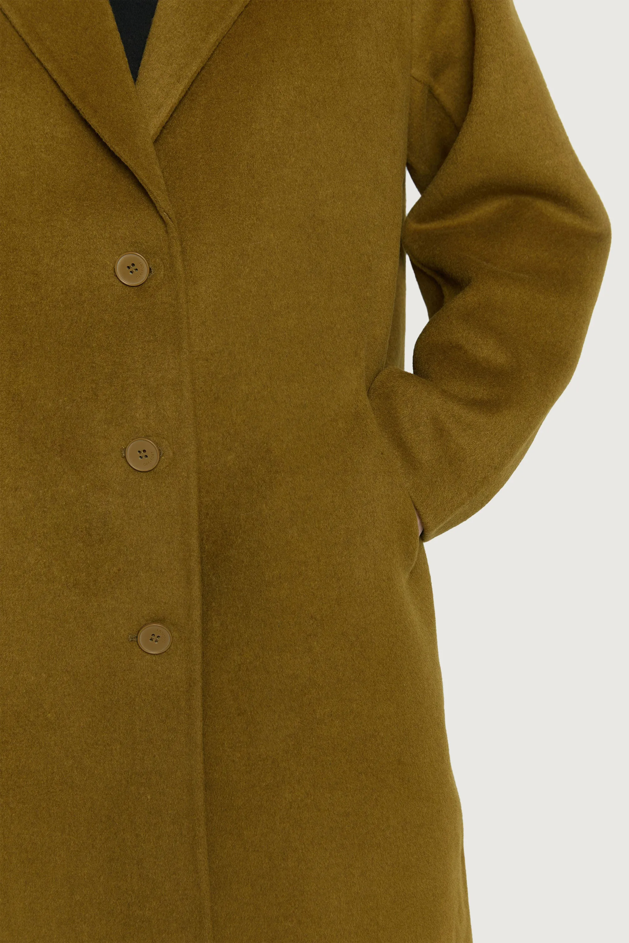 CLASSIC FIT WOOL BLEND COAT