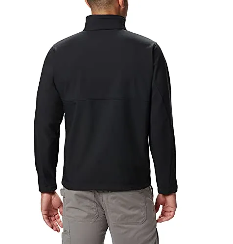 Columbia Men's Ascender Softshell Front-Zip Jacket, Black, X-Large