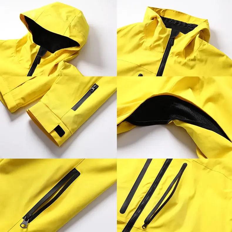 Couple Waterproof Rain Outdoor Jacket