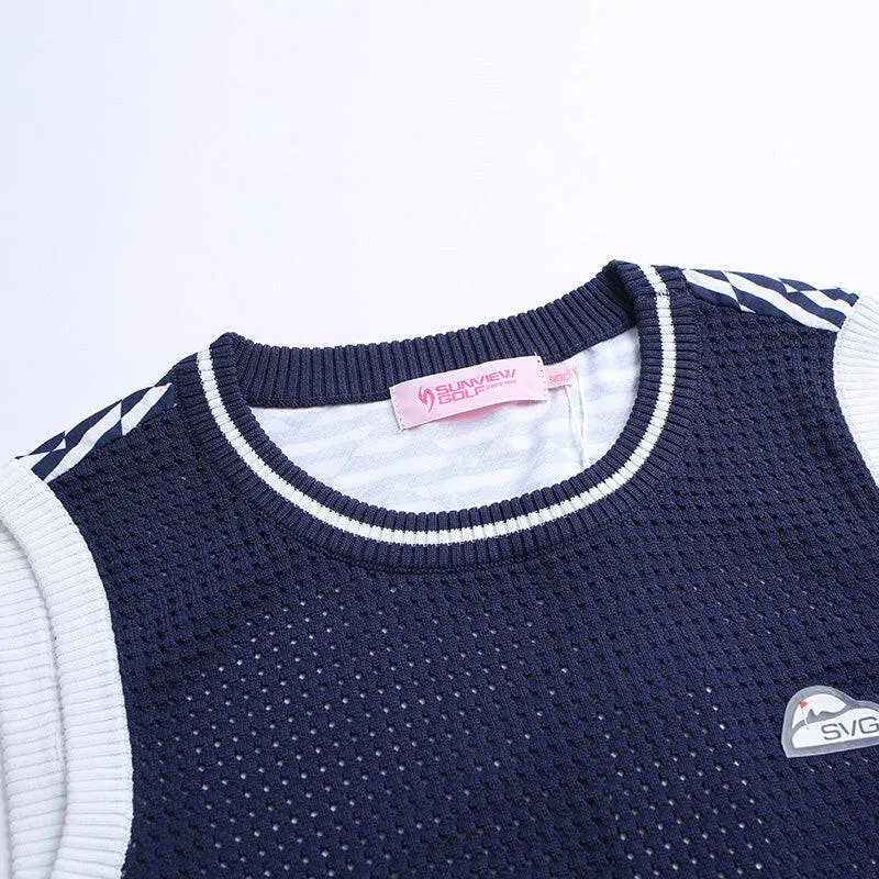 Crew Neck Knit Vest