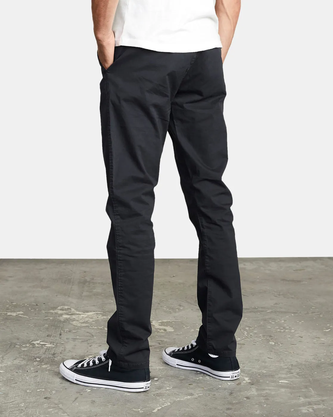 Dagger Slim Fit Chino Pants - RVCA Black