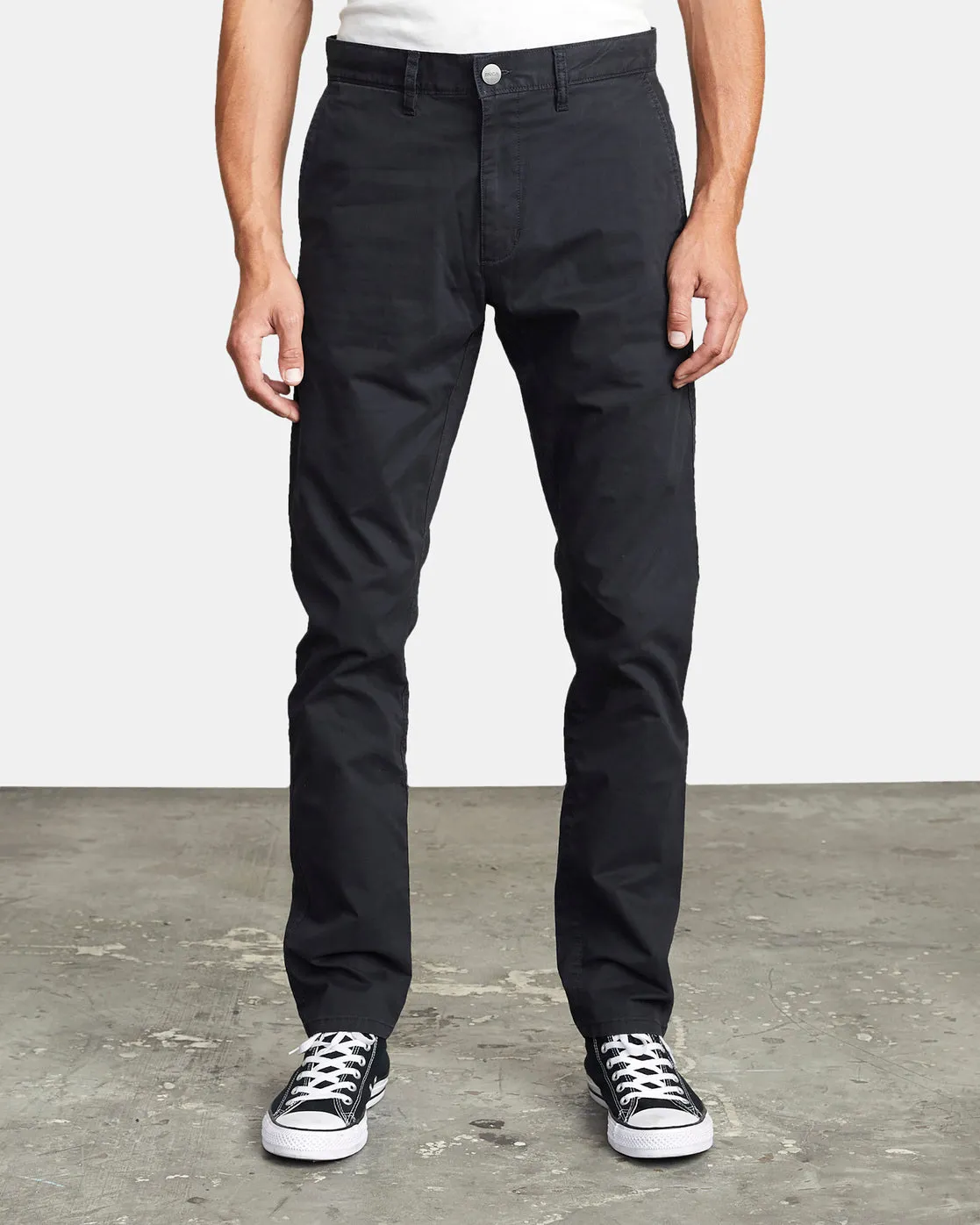 Dagger Slim Fit Chino Pants - RVCA Black