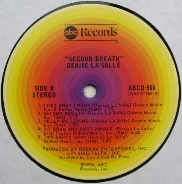 Denise LaSalle - Second Breath (LP, Album) (NM or M-)