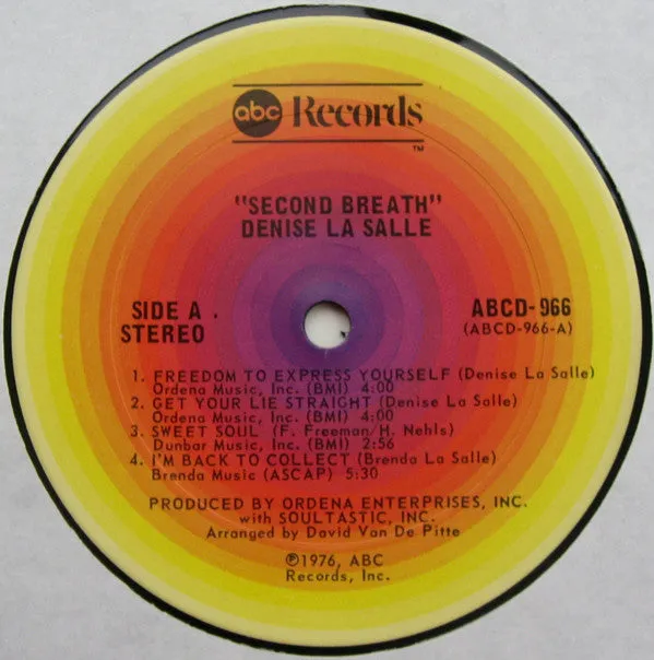 Denise LaSalle - Second Breath (LP, Album) (NM or M-)