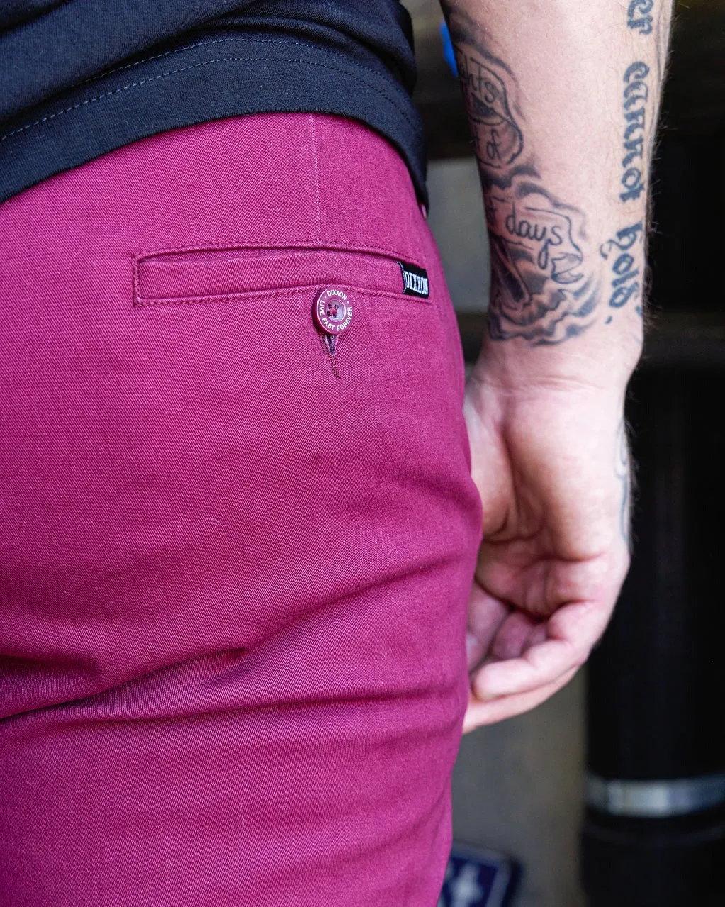 Dixxon Chino Pants - Maroon