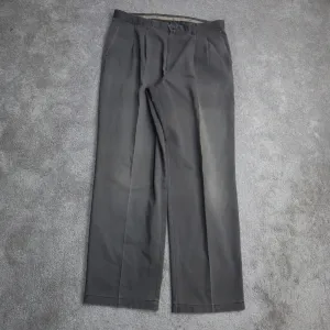 Dockers Mens Chino Pants Straight Leg High Rise Pockets Dark Gray Size W38XL32