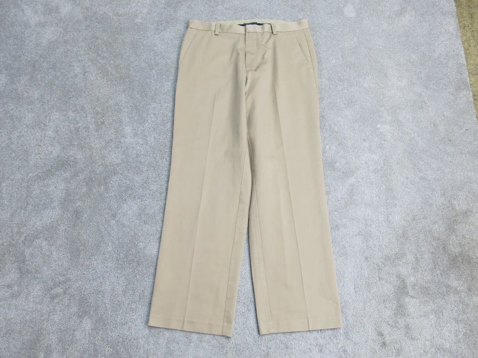 Dockers Mens Straight Leg Chino Pant 100% Cotton Classic Fit Beige SZ W34XL32