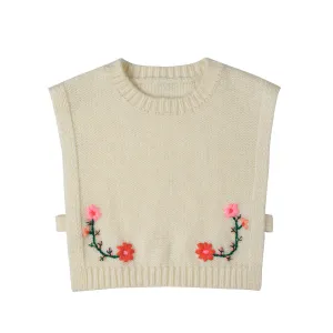 Embroidered Knit Vest