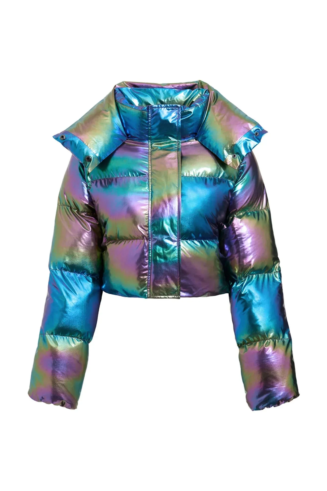 Fractals Puffer Jacket | Mood Ring