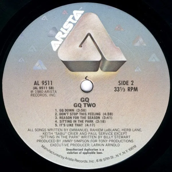 GQ - GQ Two (LP, Album, San) (VG )