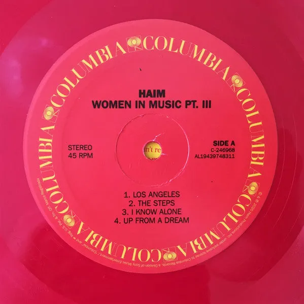 Haim  - Women In Music Pt. III (2x12", Album, Ltd, Red) (M)