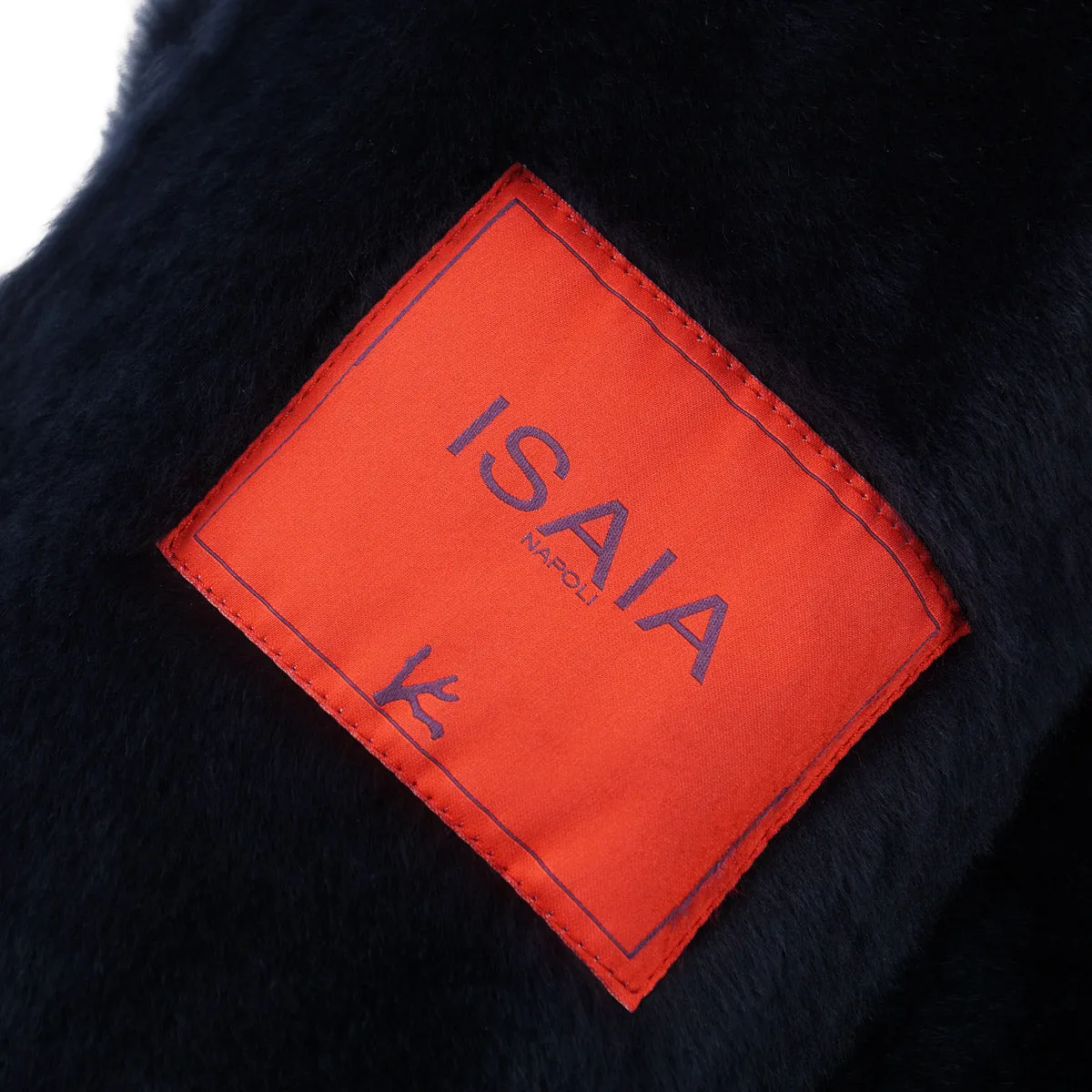 Isaia Lambskin Shearling Leather Coat