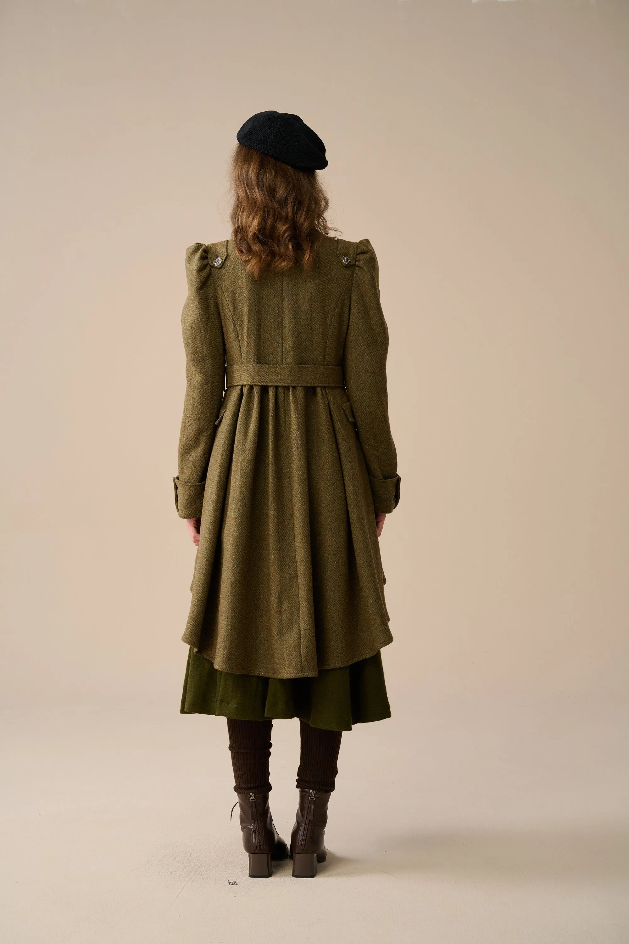 Jade 22 | Belted vintage wool coat