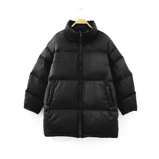 Ladies thick warm water proof puffer jacket fashion winter jacket