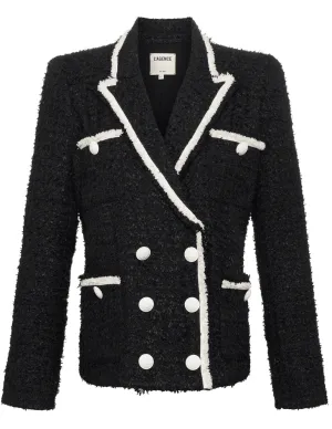 L'Agence Alectra Tweed Collared Jacket