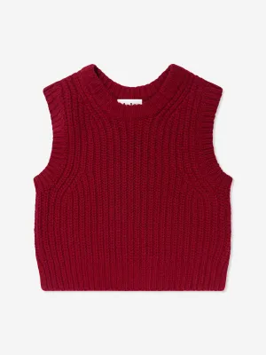 Molo Girls Wool Knitted Vest