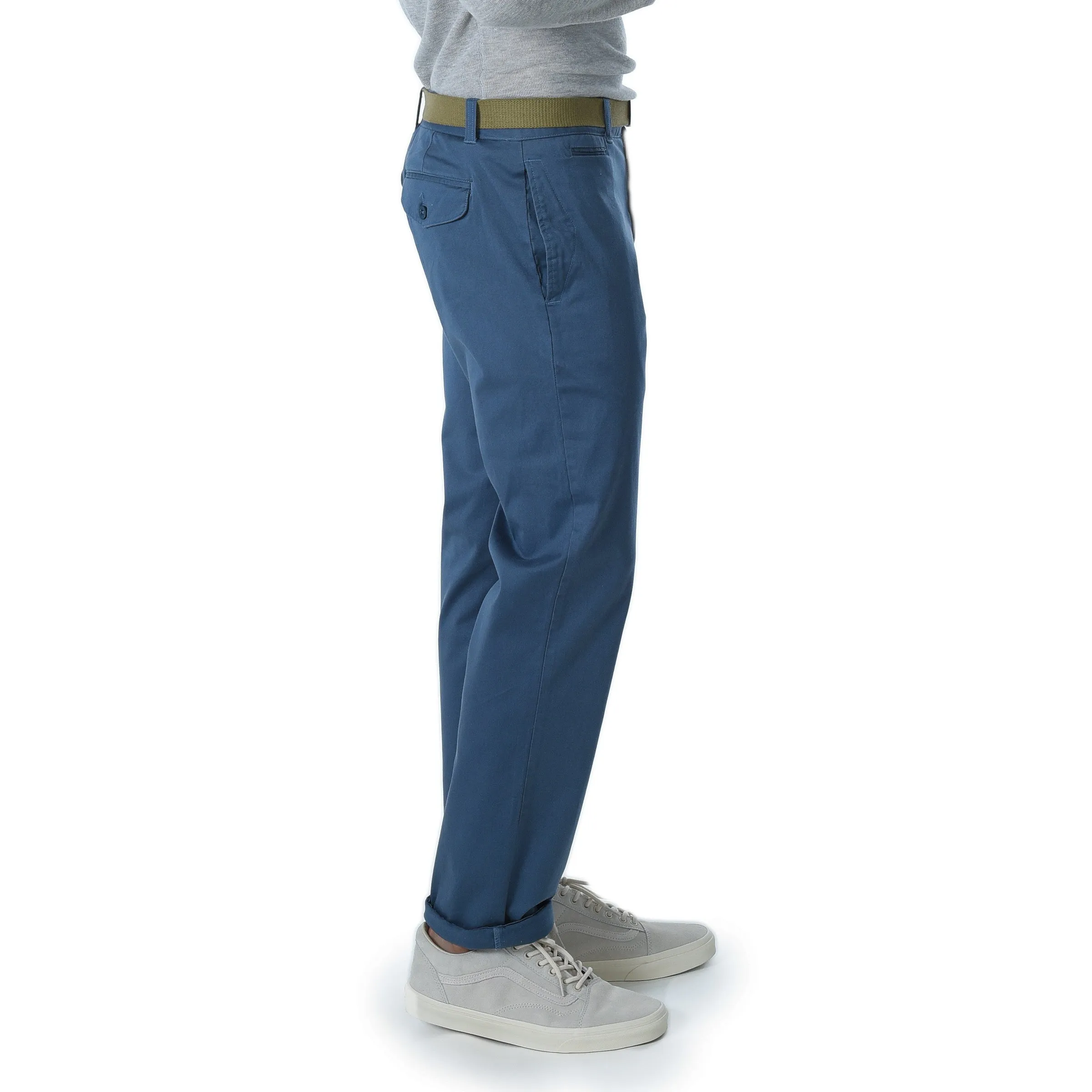 Newport Stretch Modern Fit Chino - Med Blue