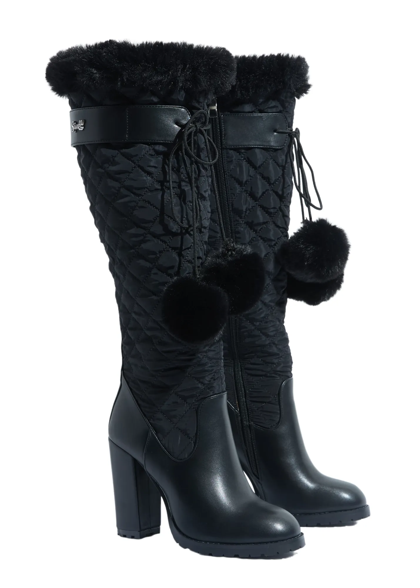 Noir Puffer Boot