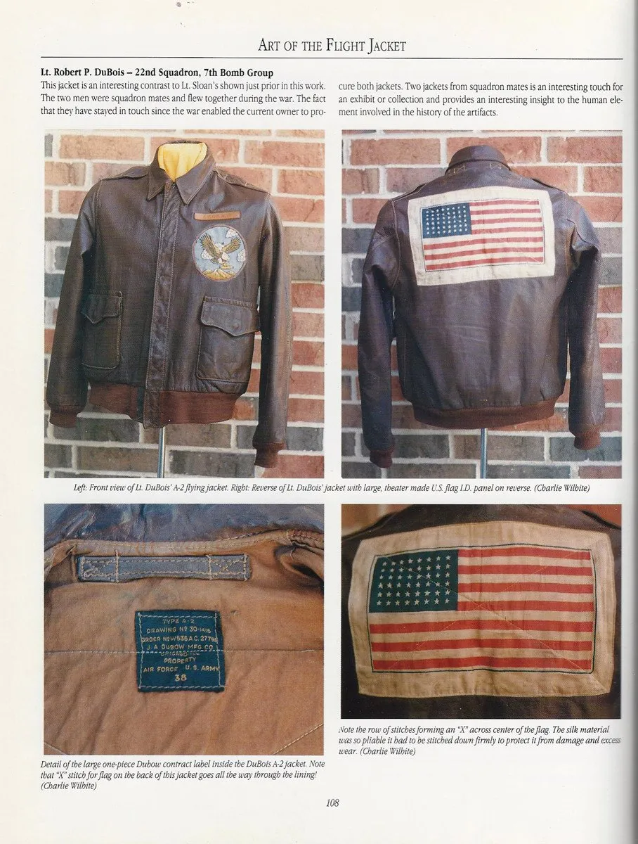 Original U.S. WWII B-25 Bomber 22nd Squadron 7th Bomb Group Named A-2 Flight Jacket (Size 38)- Lieutenant R.P. DU BOIS