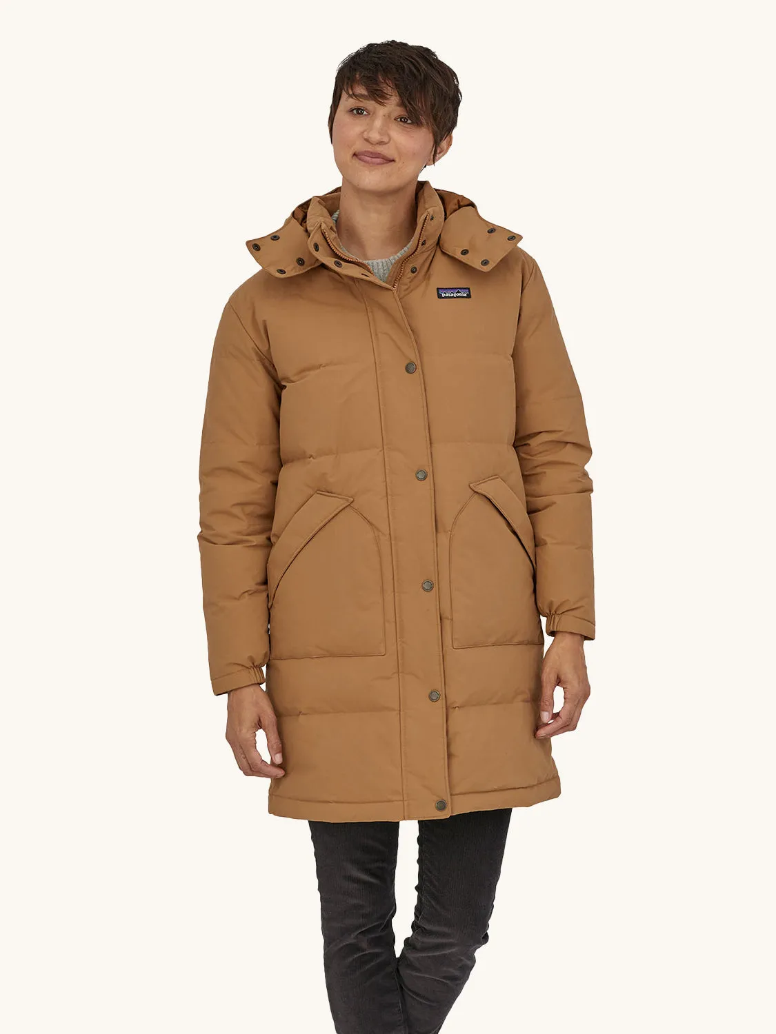 Patagonia Women's Downdrift Parka Jacket - Nest Brown