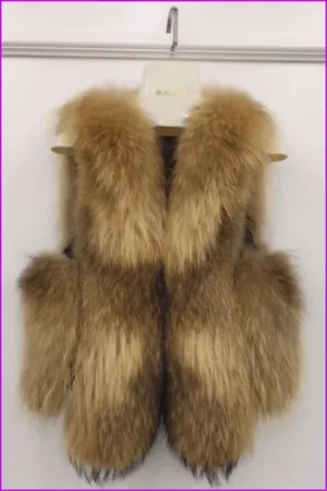 Raccoon Fur Gilet DO1548