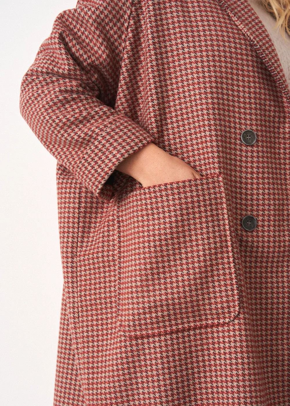 ROSA CHECK COAT