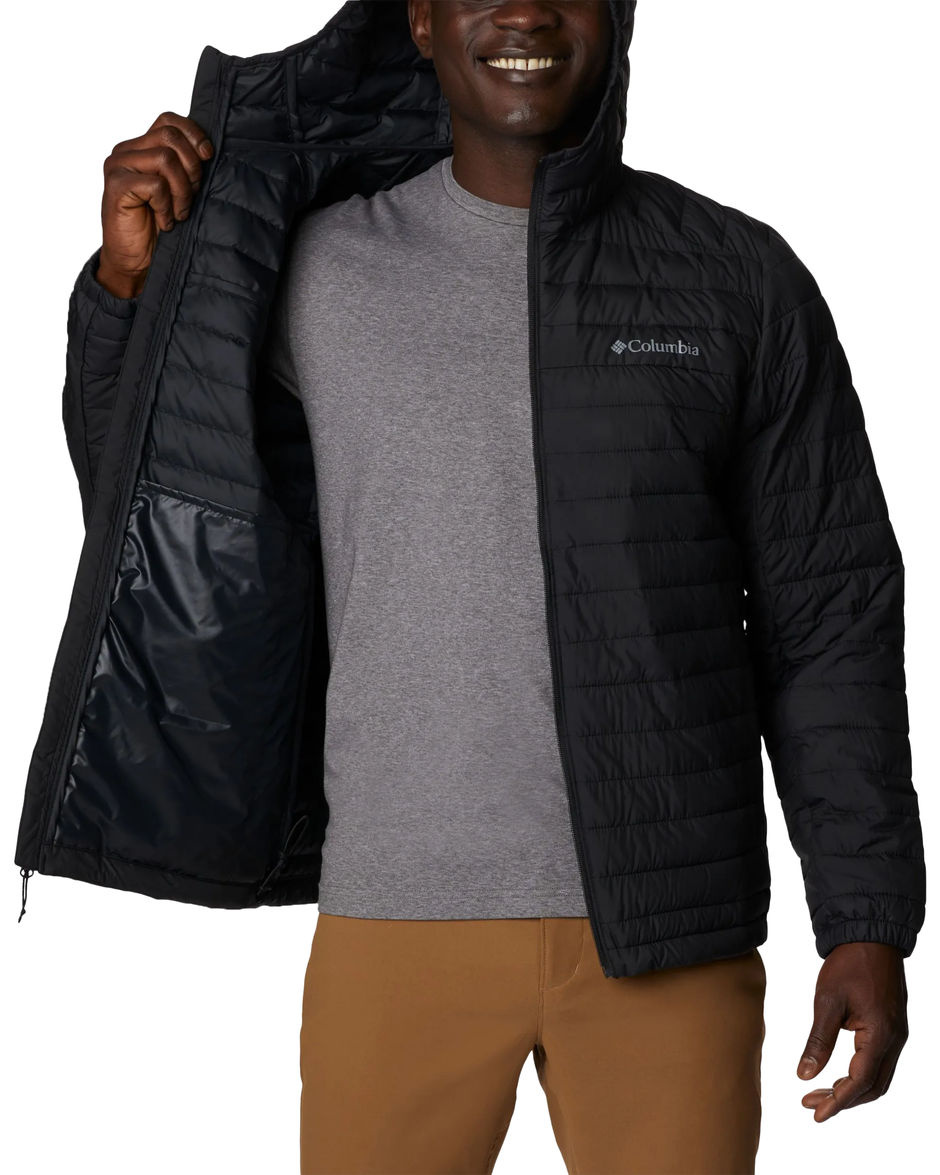 Silver Falls Hooded Jacket in Black