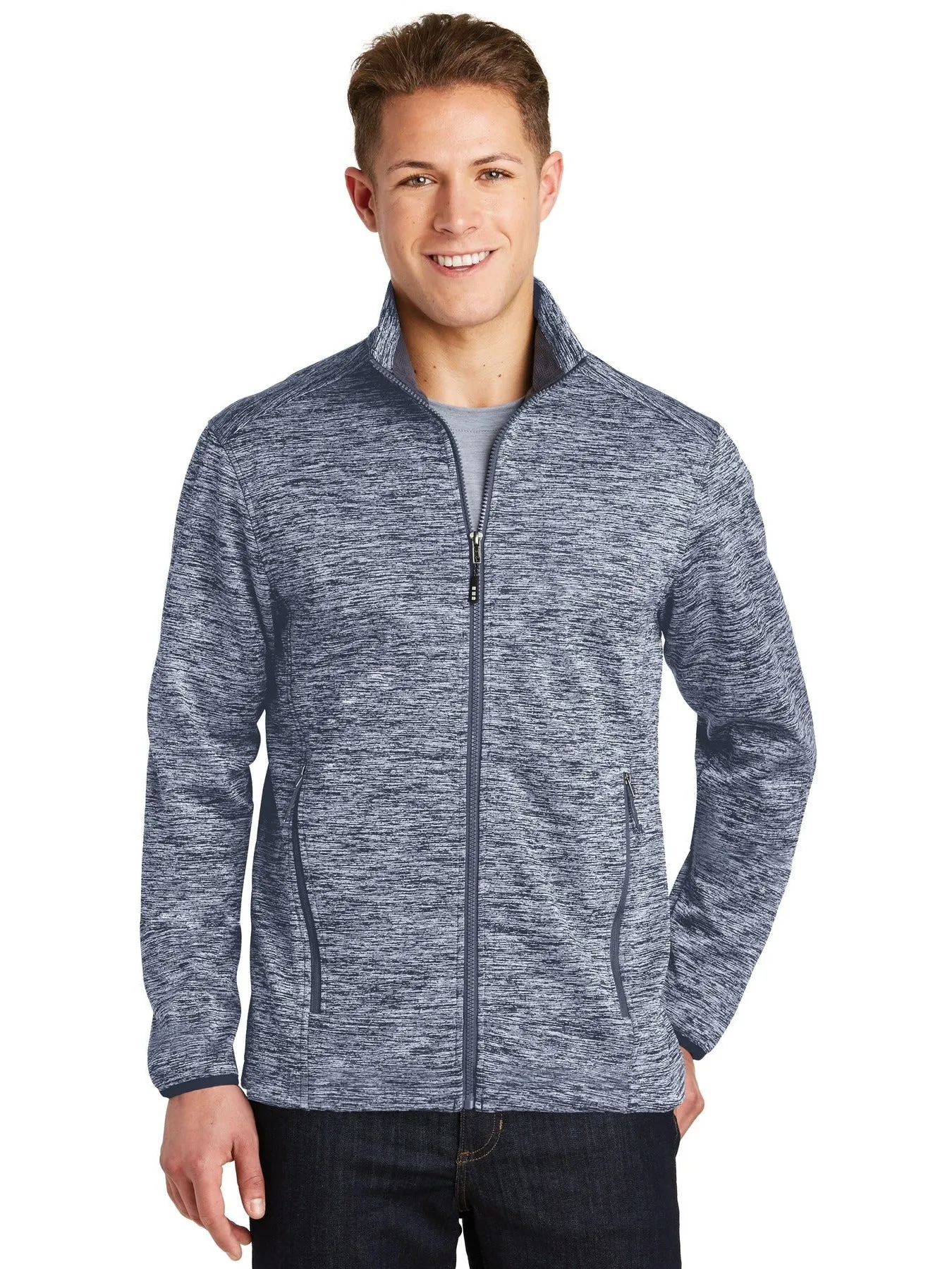 Sport-Tek Electric Heather Soft Shell Jacket