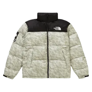 Supreme The North Face Paper Print Nuptse Jacket