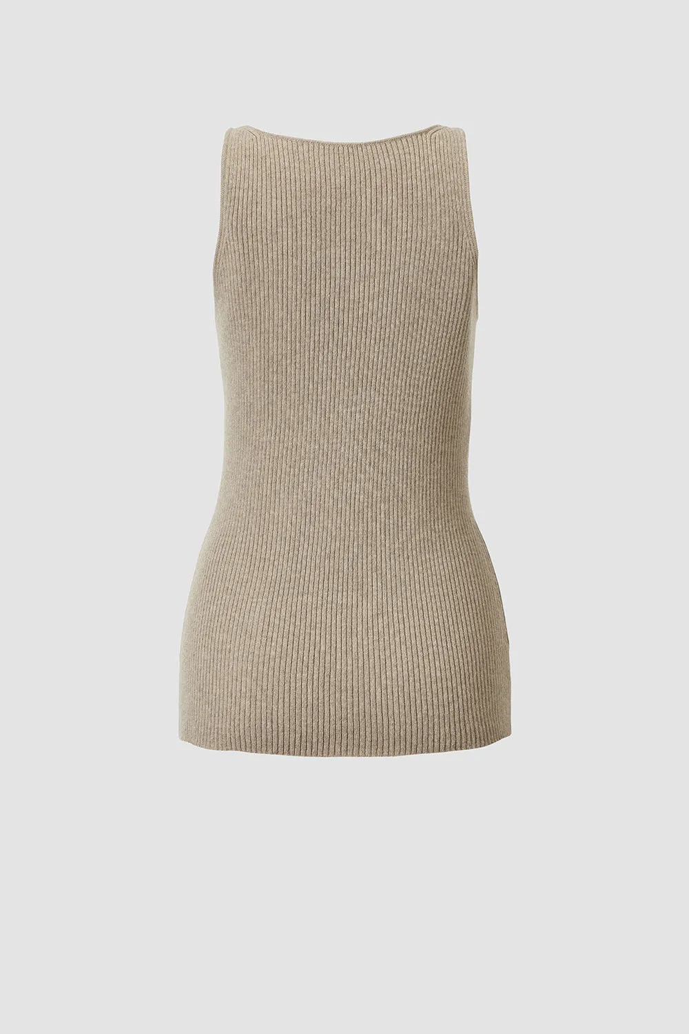 Taupe Nora Knitted Vest