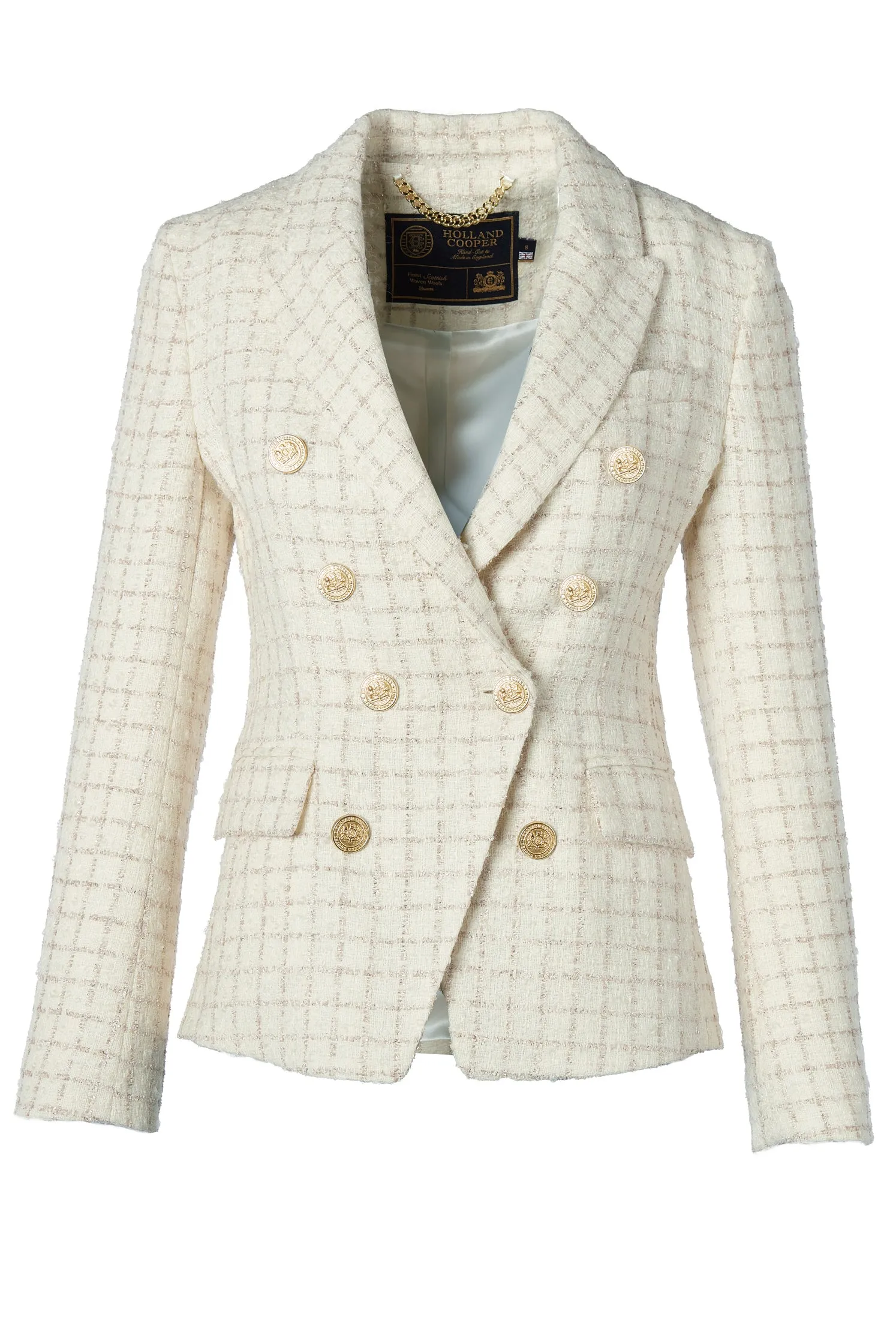 The Ivory Sparkle Tweed Suit