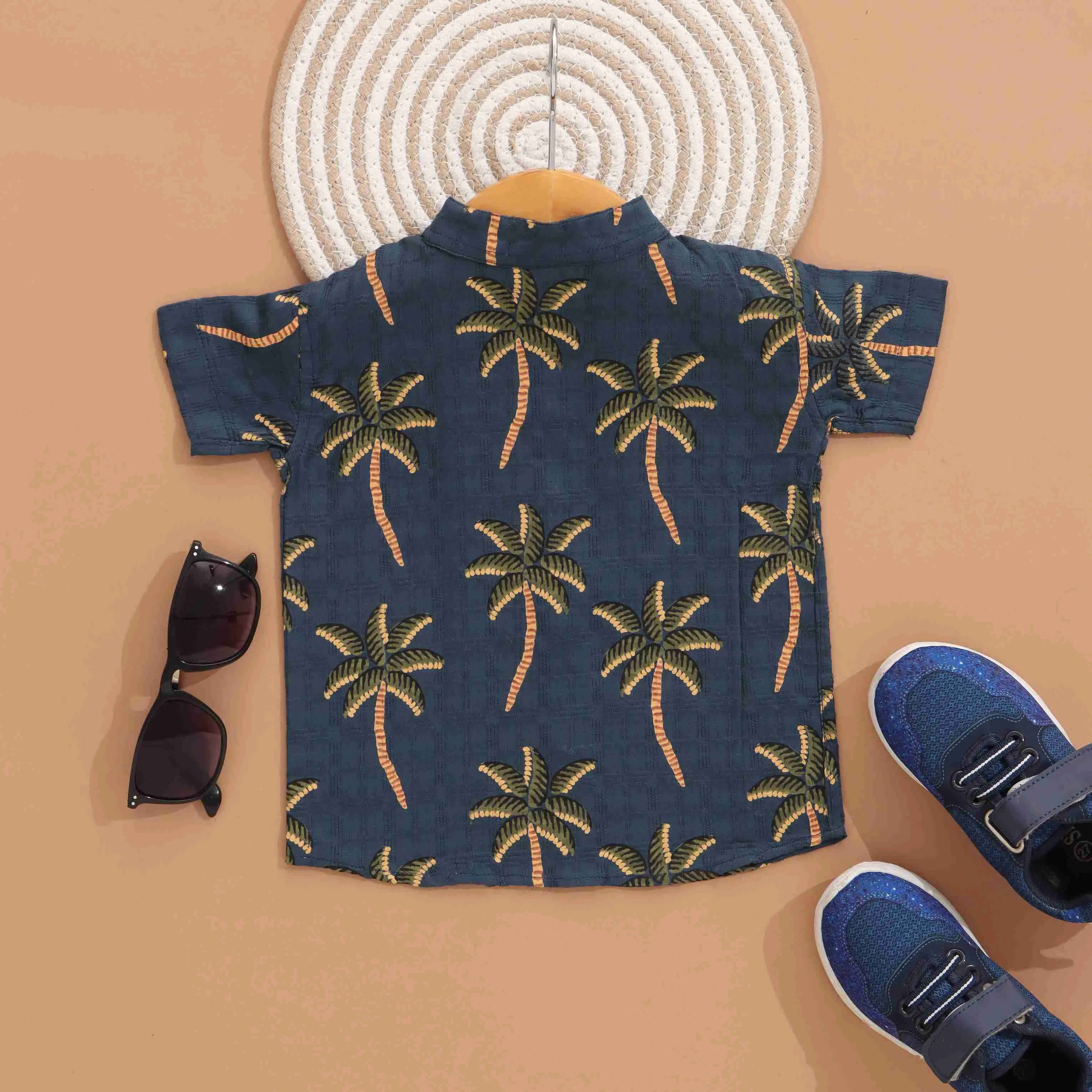 Tropical Hawaiian Shirt for Boys - Relaxing Casual Outfit