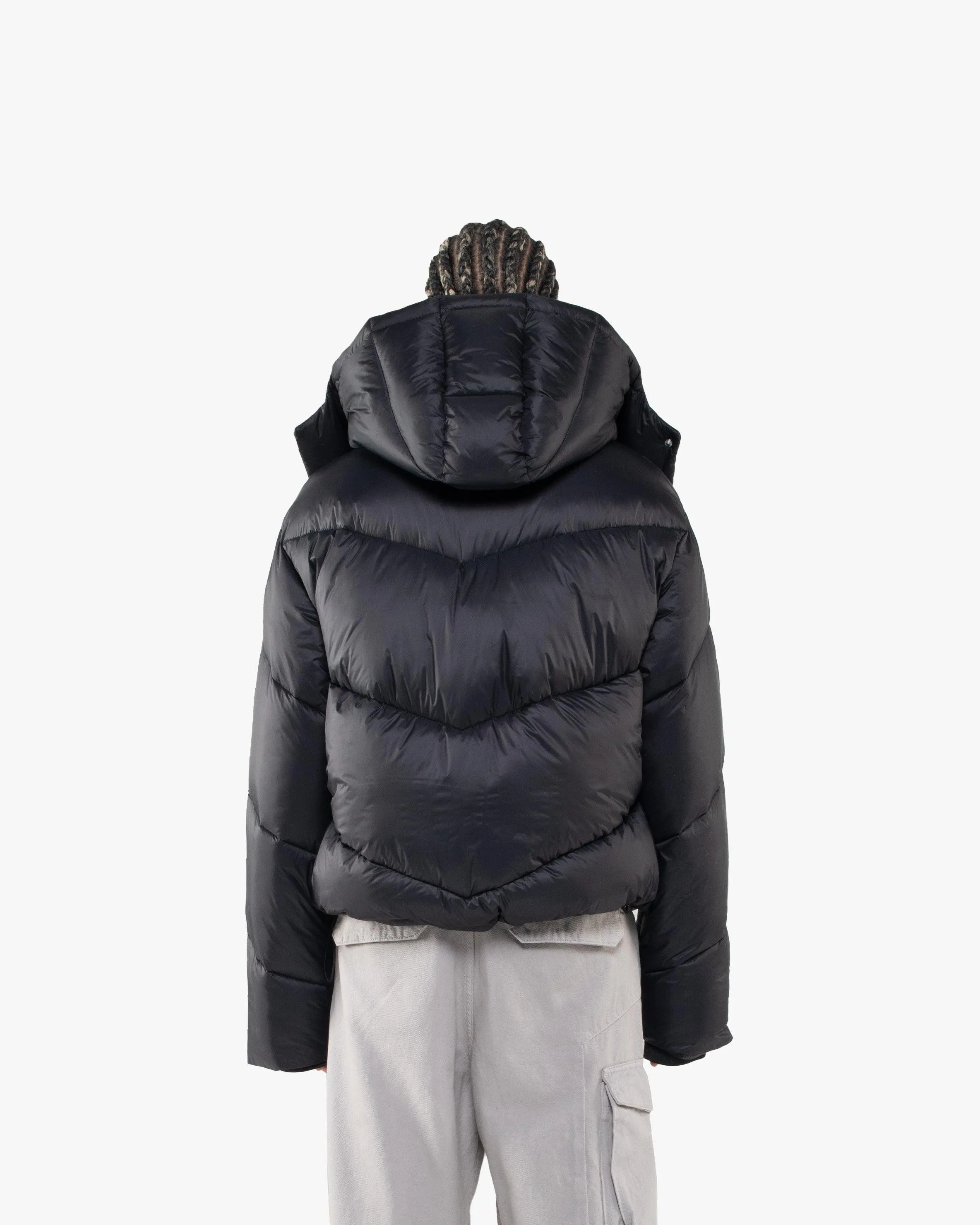 V-PUFFER JACKET BLACK