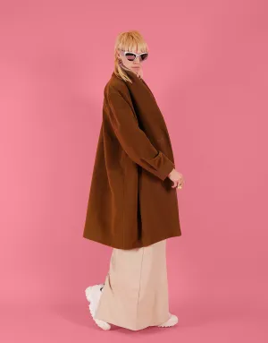 Vintage oversized midi coat