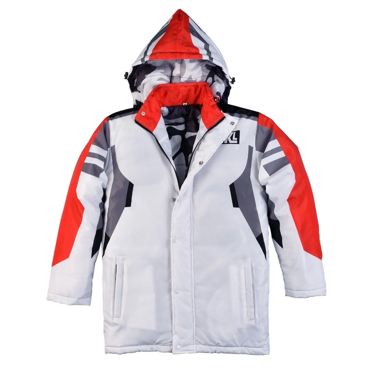 Viper Mens Snow Ski Puffer Waterproof Jacket Hoodie