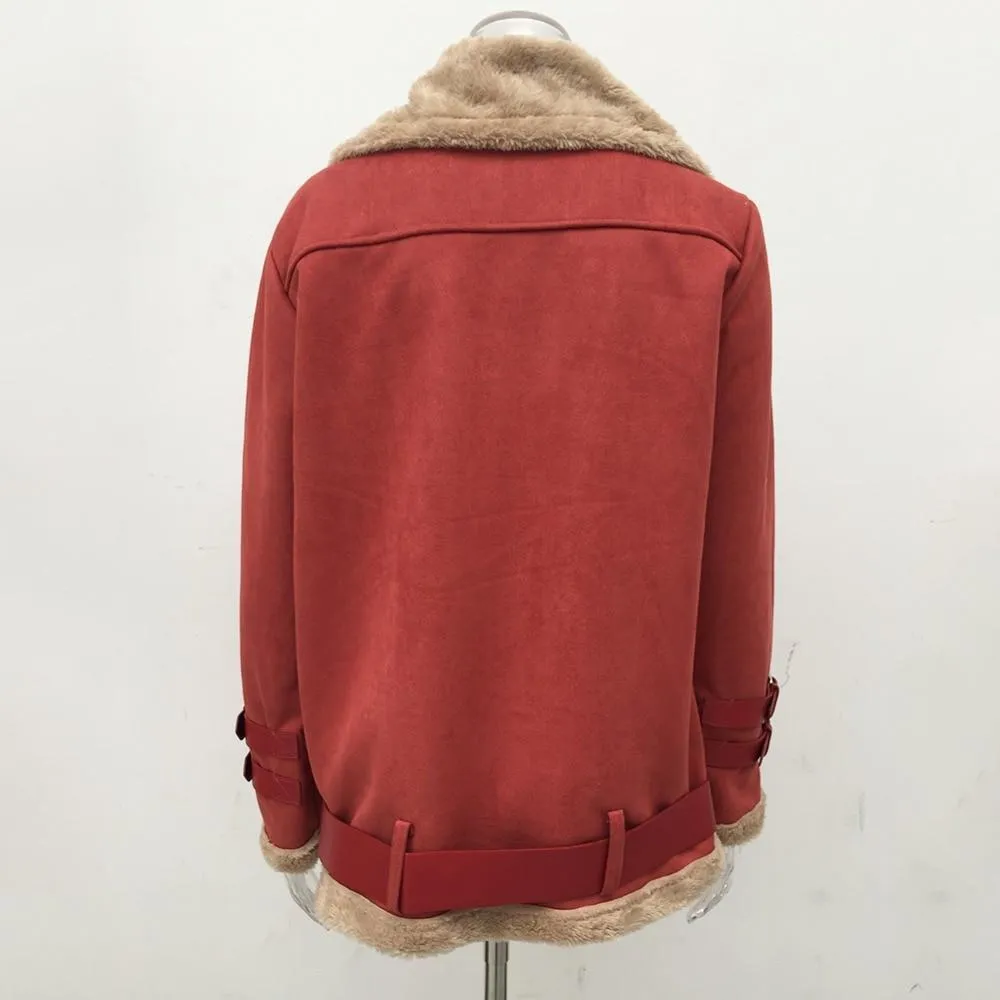 Winter warm Cotton Lambswool Jacket Plus Size